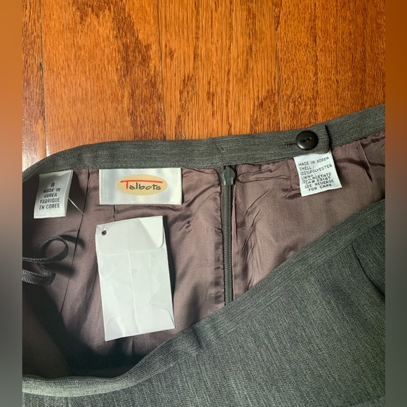 Talbot Gray Flare Maxi Skirt Size 8 NWT - Picture 2 of 3